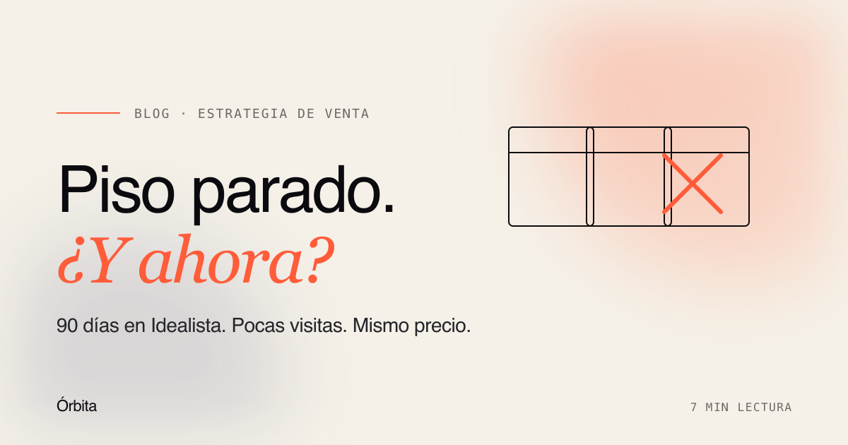 Piso parado tres meses sin visitas
